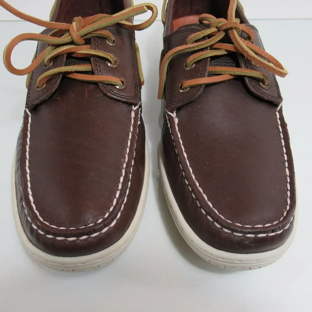 Men's SPERRY TOP SIDER Billfish 3 Eye Classic Boat Shoes Brown Size 11